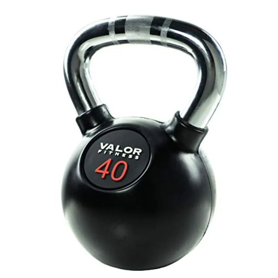 Kettlebell - Chrome Kettlebell 40 lb voor thuisgebruik,