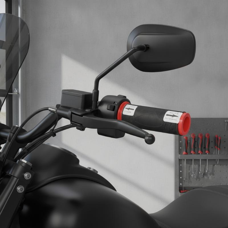 Crossfit Event - Motorfiets siliconen handvatten, 2 stuks, stevige