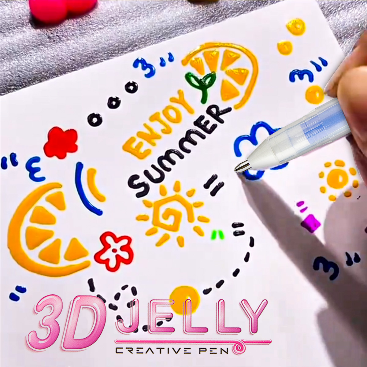 SHANDS 12-delige 3D Jelly gelp - Chalk Bag recensie en prijs