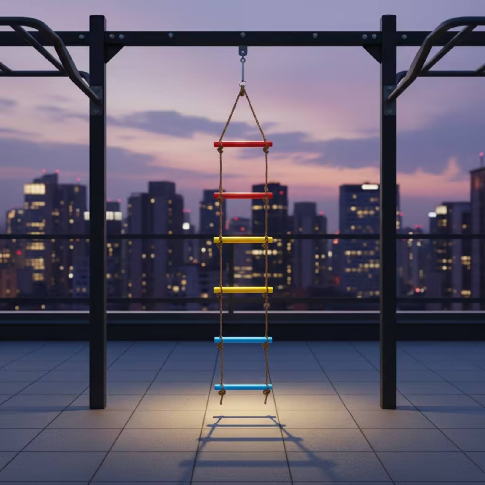 Klimtouwladder met kunststof t - Rope Climb recensie en prijs