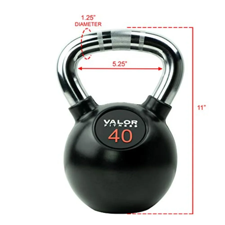 Chrome Kettlebell 40 lb voor t - Kettlebell recensie en prijs